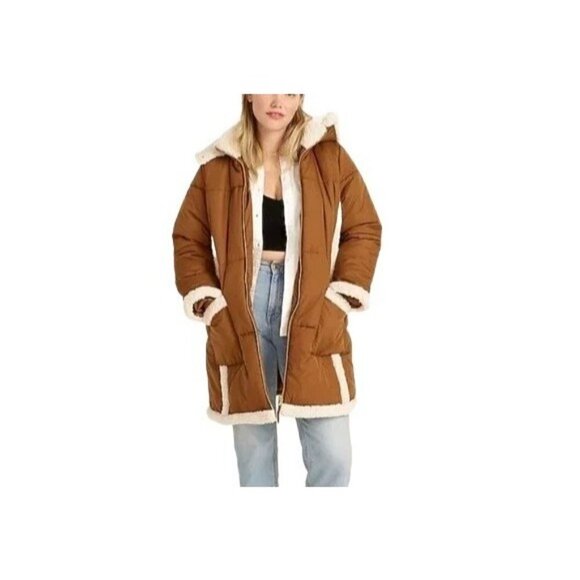 J. Crew Petite Snowday puffer jacket with PrimaLoft BD156 PXS XS Brown - Picture 2 of 6